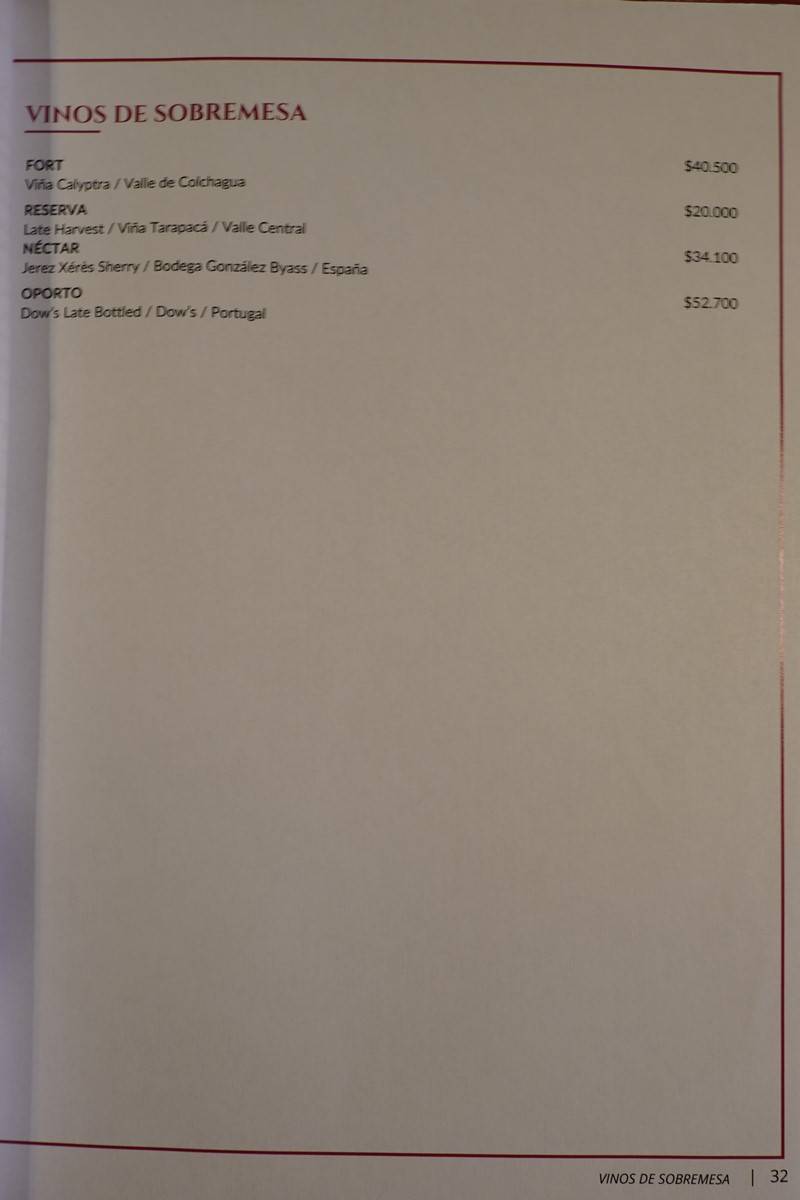 Rubaiyat Steakhouse Santiago Menu p7