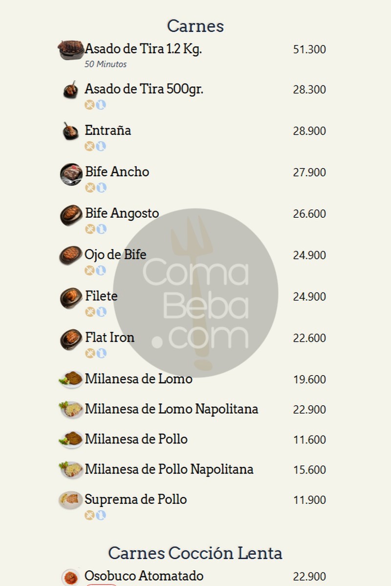 Don Carlos Santiago Menu p2