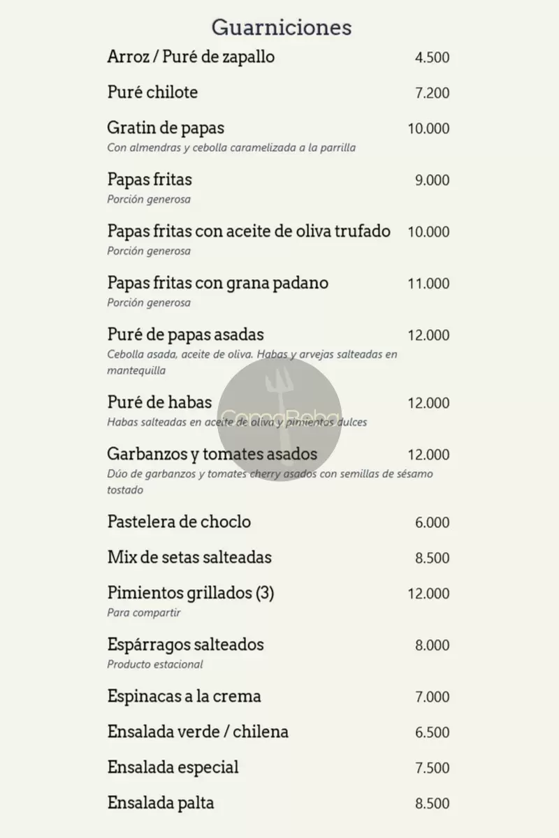 Happening Santiago Menu p6