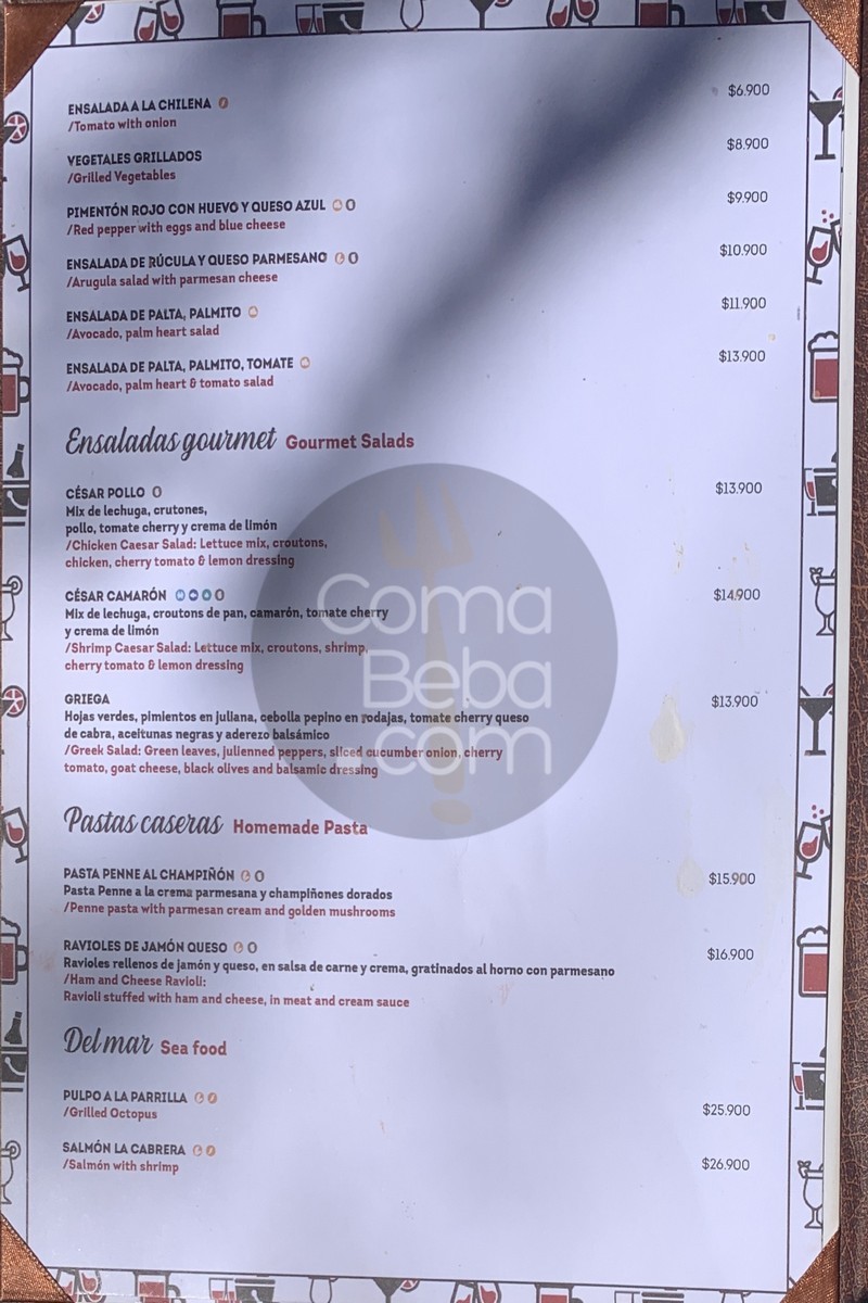 La Cabrera – Carta p6