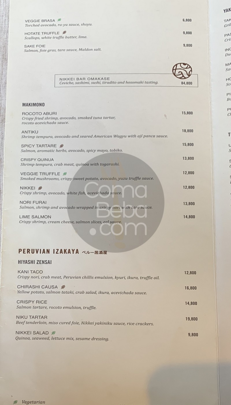 Osaka Santiago – Carta con Precios p5