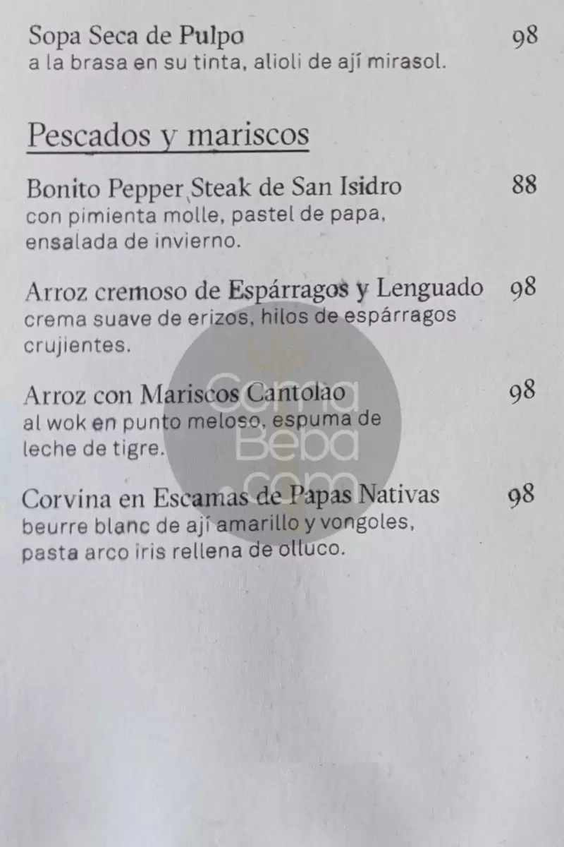 Astrid y Gastón – Carta con Precios p6