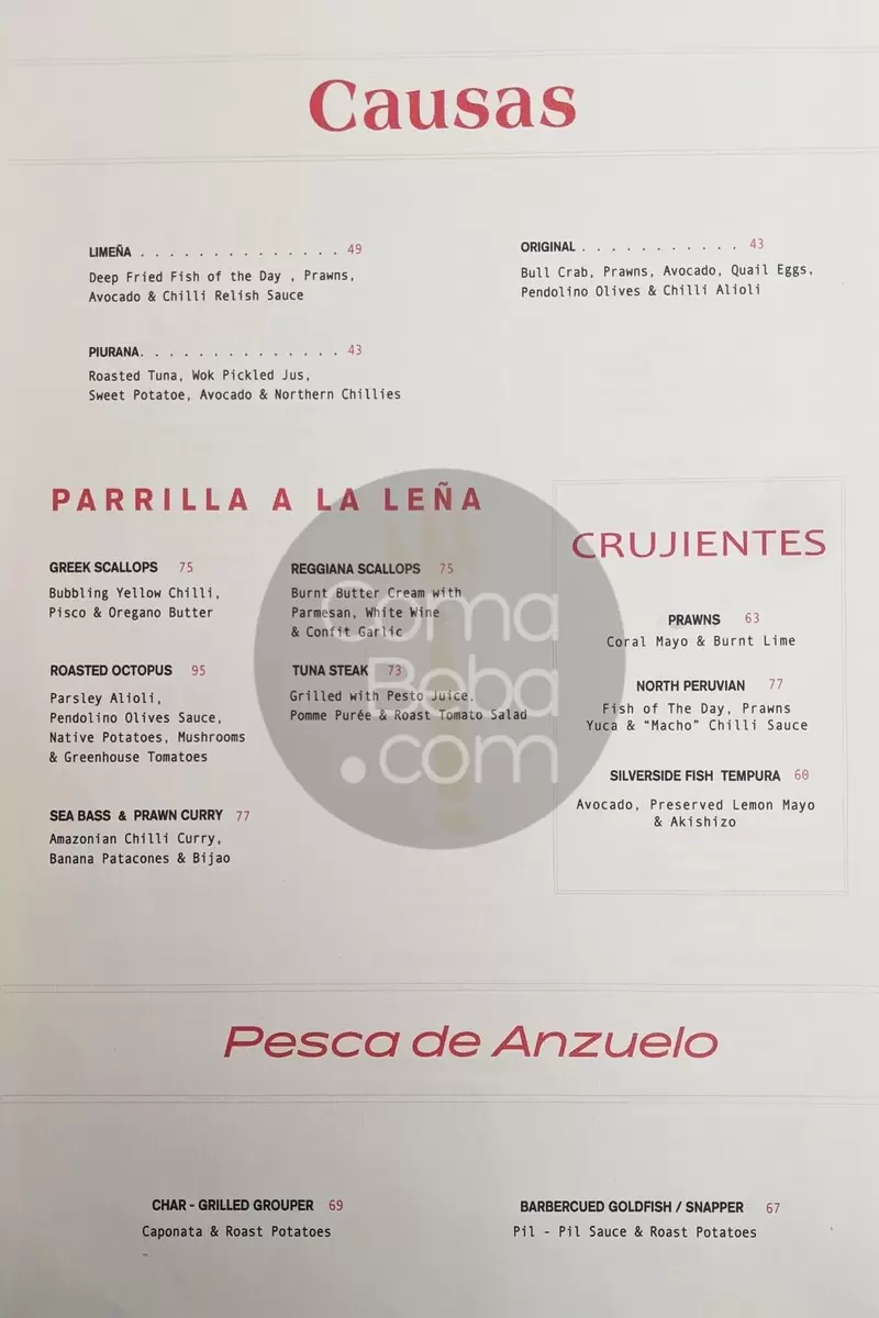 El Mercado Restaurant Lima Menu p4