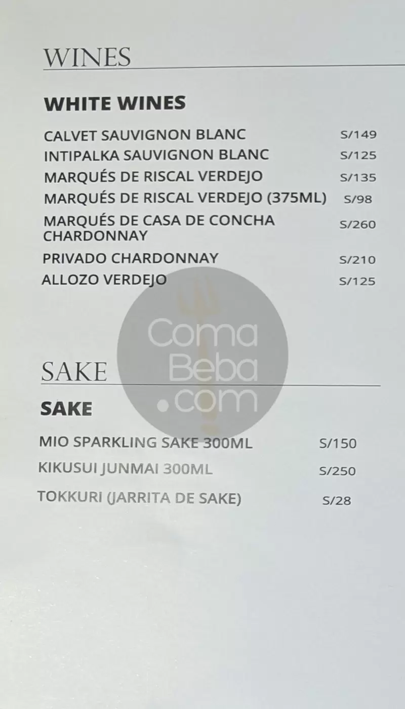 Hanzo Lima Menu p12