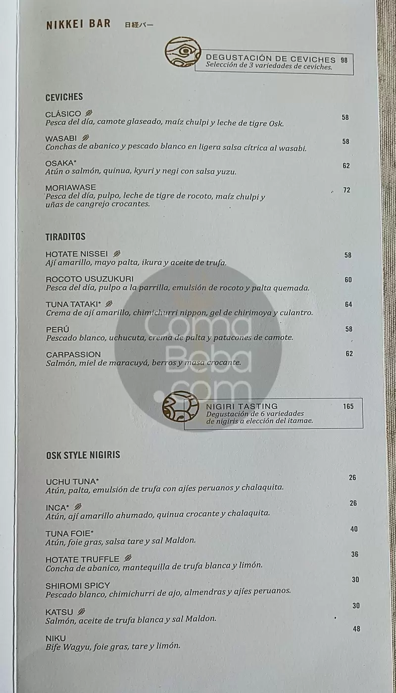 Osaka Lima Menu p2