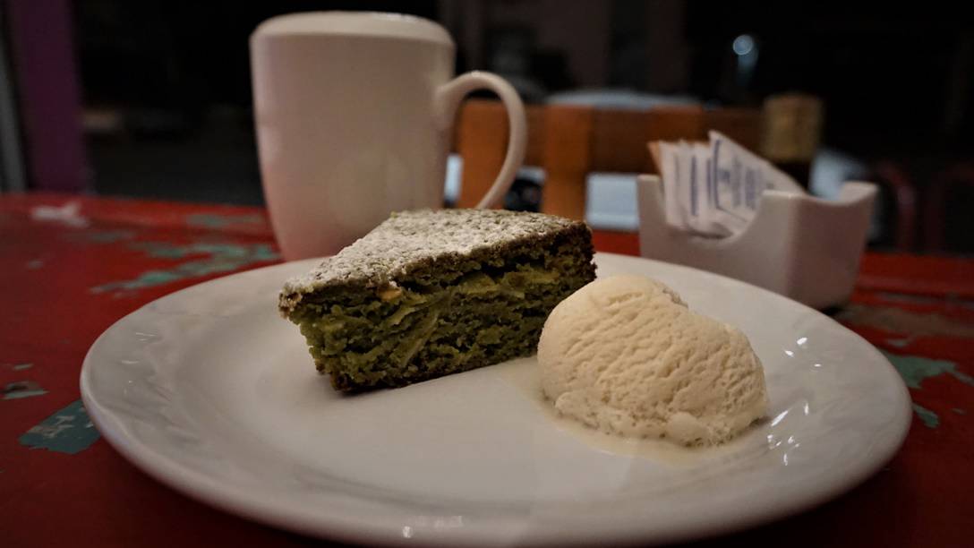 Green Tea Cake at Yume