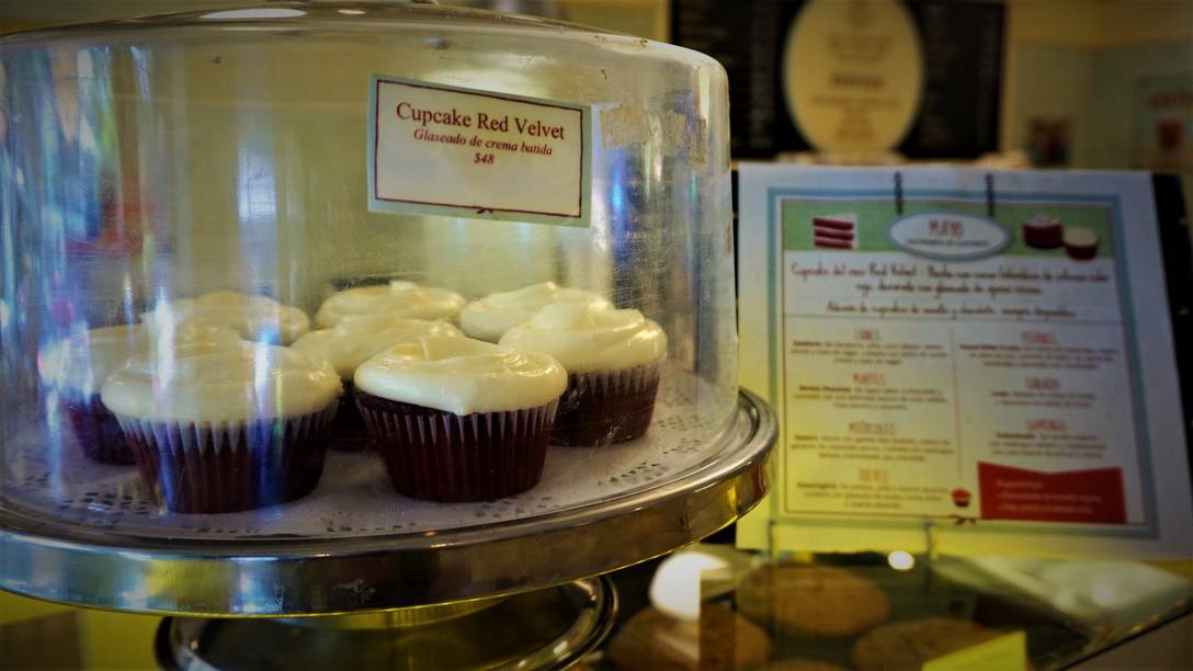 Red Velvet Cupcakes at Magnolia Bakery