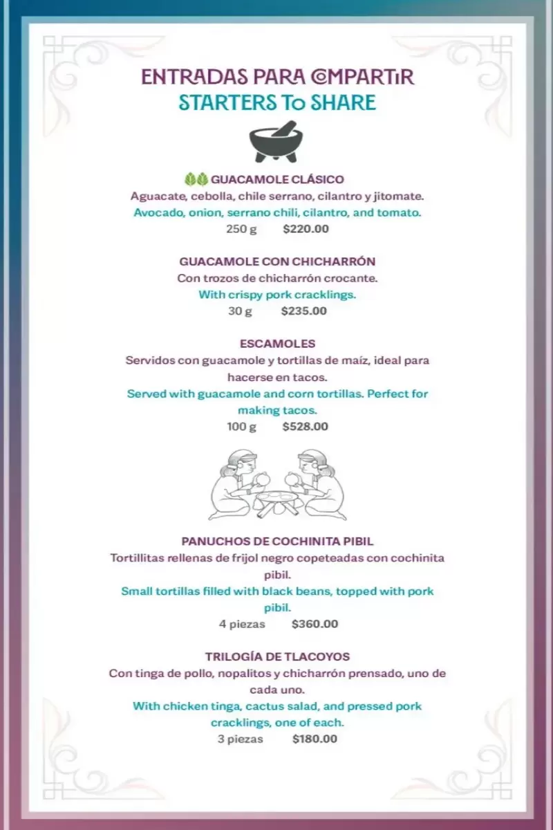 Azul – Mexico City – Menu with Prices p2