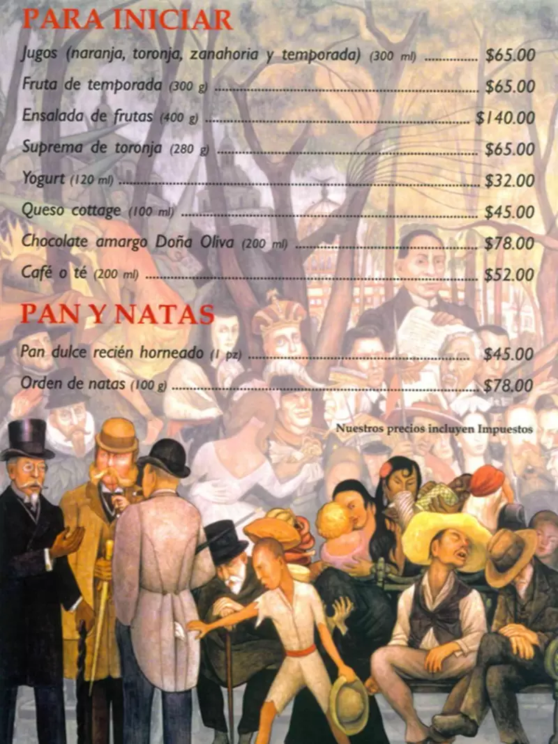 El Cardenal – Mexico City – Menu with Prices 2025