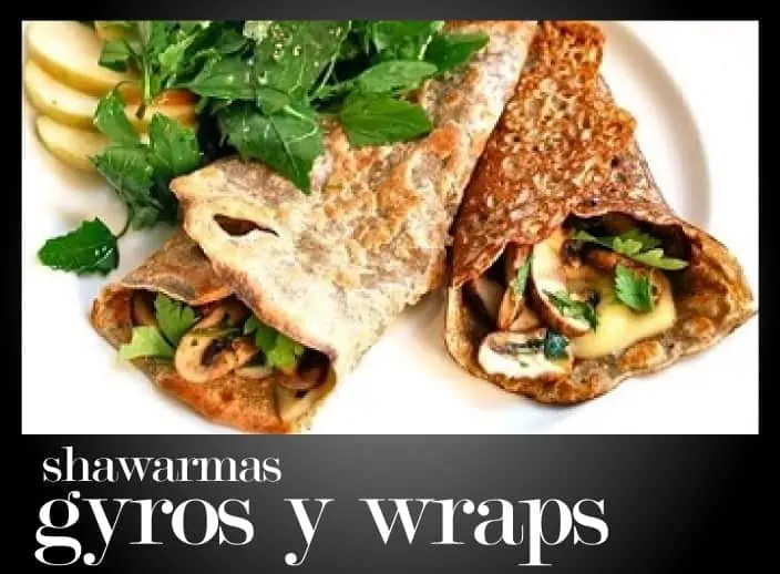 Gyros Wraps y Shawarmas