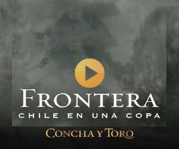 Concha y Toro Frontera- Chile in wine glass
